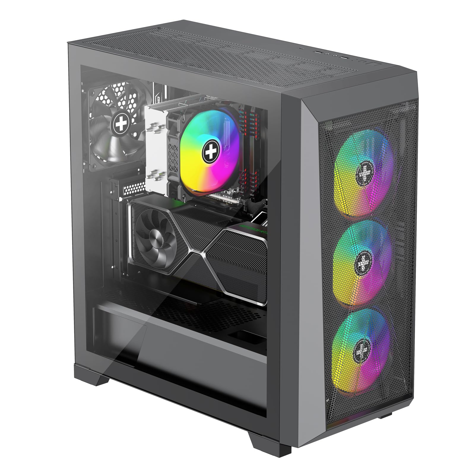 Xilence Zestaw kabli Riser do pionowego montażu karty graficznej w obudowie Xilent X X912.ARGB, kompatybilny tylko z Xilent X Case, łatwy montaż, elegancki wygląd, czarny