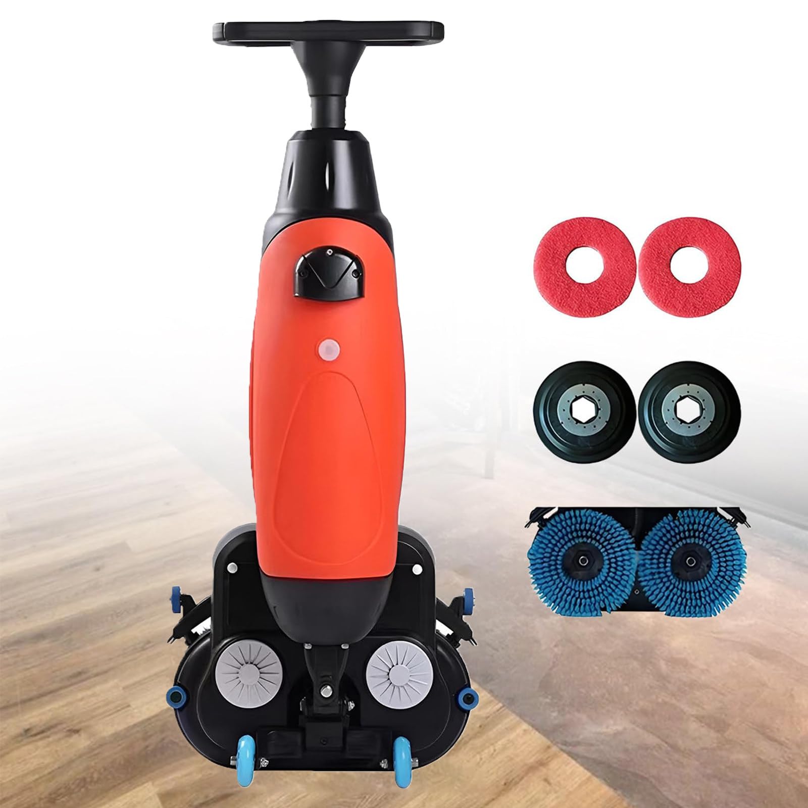 Lavasciuga pavimenti professionale a spinta, larghezza 43 cm, pulizia professionale