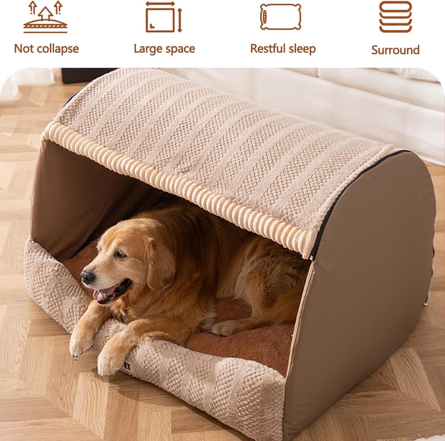 Cuccia for Cani, Lavabile in Peluche for Gatti, da Interno, Calda E Accogliente(B,Medium)