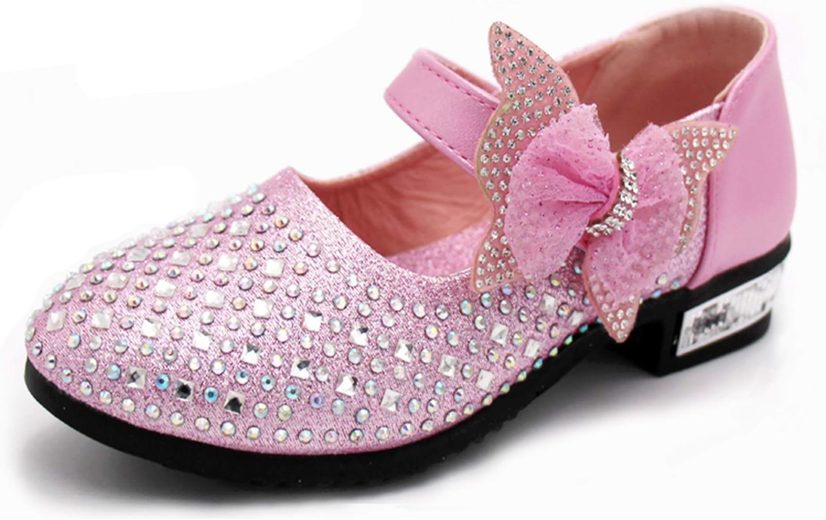 Kikiz Little Girl's Adorable Sparkle Mary Jane Princess Party Dress Shoes