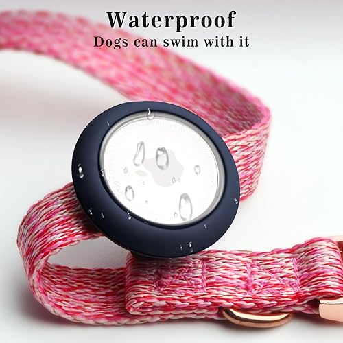 Miniatura 2 de Soporte AirTag para collar de perro, WINSEE Apple AirTag Dog Tracker, funda antipérdida para AirTag para perros y gatos (paquete de 1)