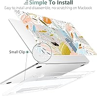 Vista 260 de TWOLSKOO for M4 MacBook Air 13.6 inch Case 2025-2022 Release M4 A3240 M3 A3113 M2 A2681, Plastic Hard Shell & Screen Protector & Keyboard Cover &