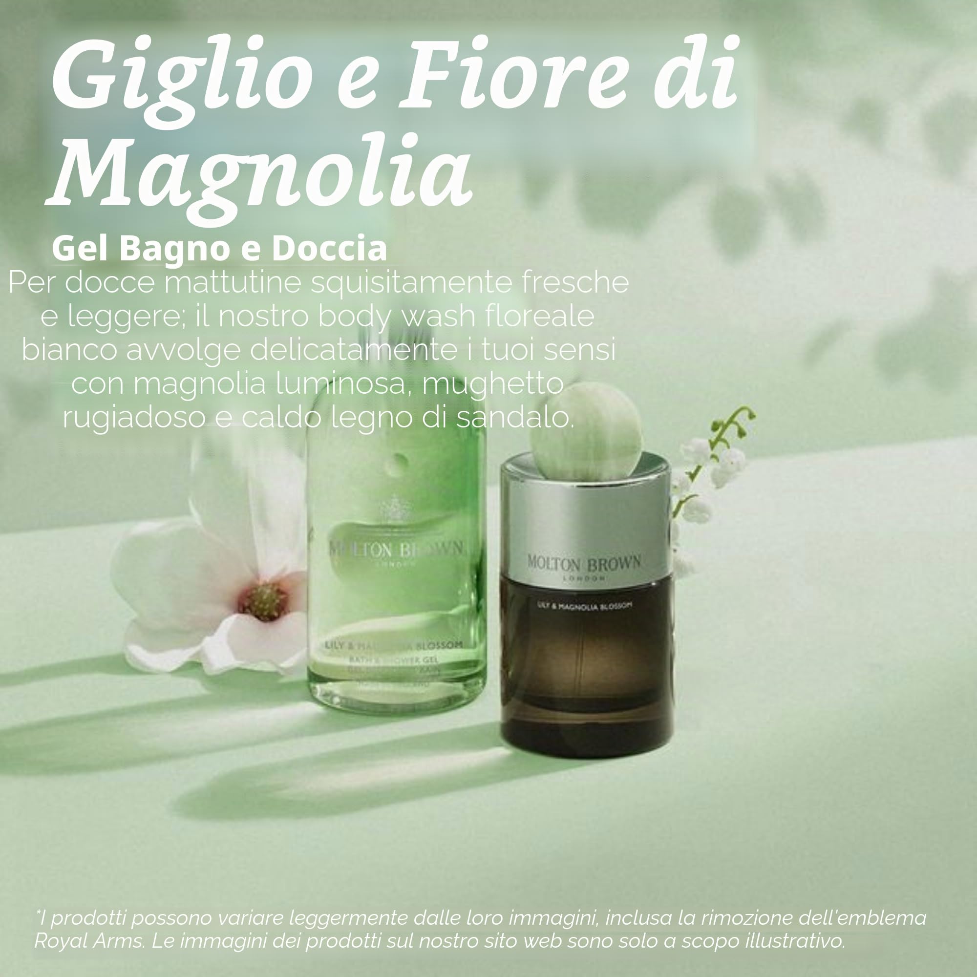 Molton Brown Lily & Magnolia Blossom Bagno & Doccia Gel 300 ml