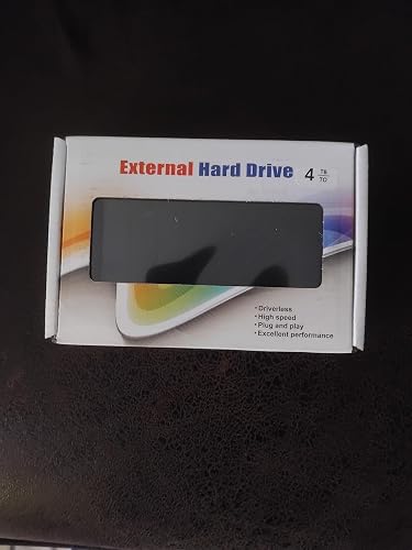 4TB External Hard Drive USB 3.1