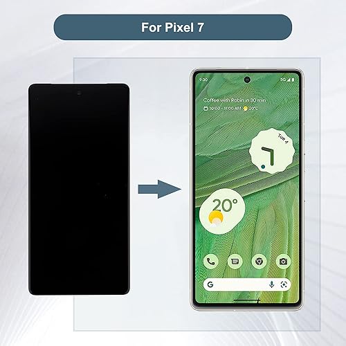 Miniatura 12 de Pantalla digital OLED compatible con Google Pixel 6 Pro GLUOG G8VOU 6.71 pulgadas, pantalla LCD táctil con herramientas