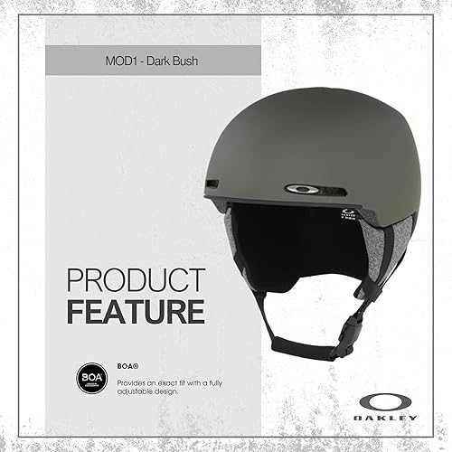 Miniatura 2 de Oakley MOD1 - Casco de esquí y snowboard para hombres y mujeres + Paquete con botella de agua plegable con mosquetón