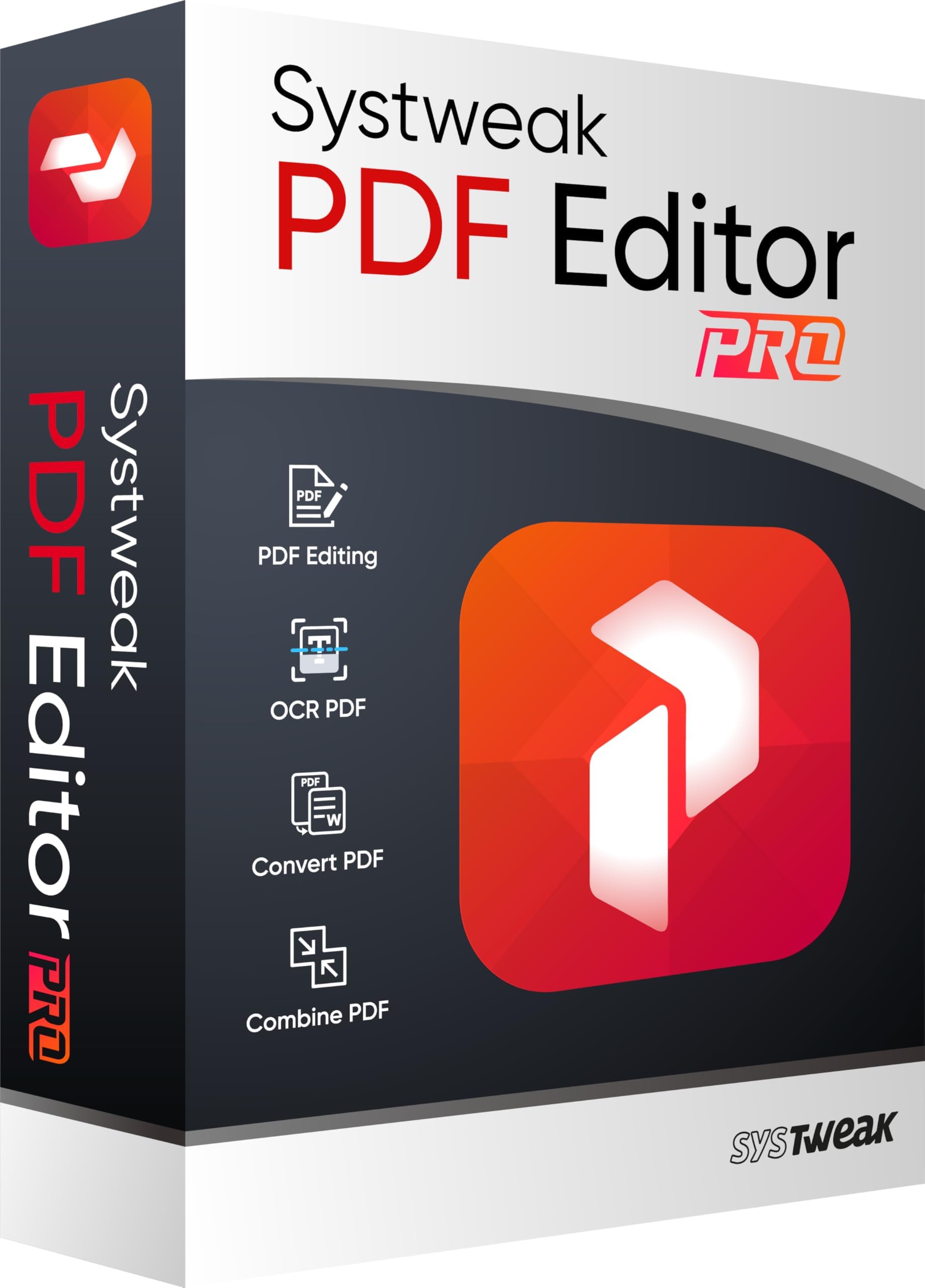 Systweak PDF Editor Pro - Convert, Edit, Merge, OCR, E-Sign, Protect PDFs & More | 1 PC, 1 Year | (License Key Via Postal Service - No CD)