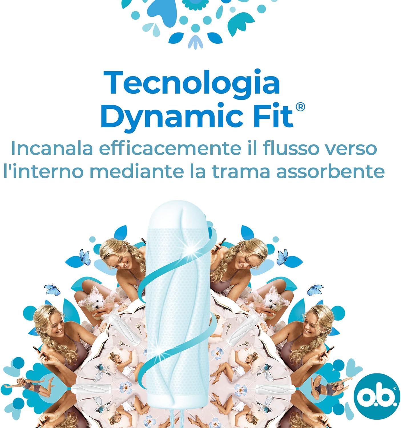 o.b. ProComfort Super Plus Assorbenti Interni, Flusso Molto Intenso, Inserimento e Rimozione Facile, 16 unità (Confezione da 10)