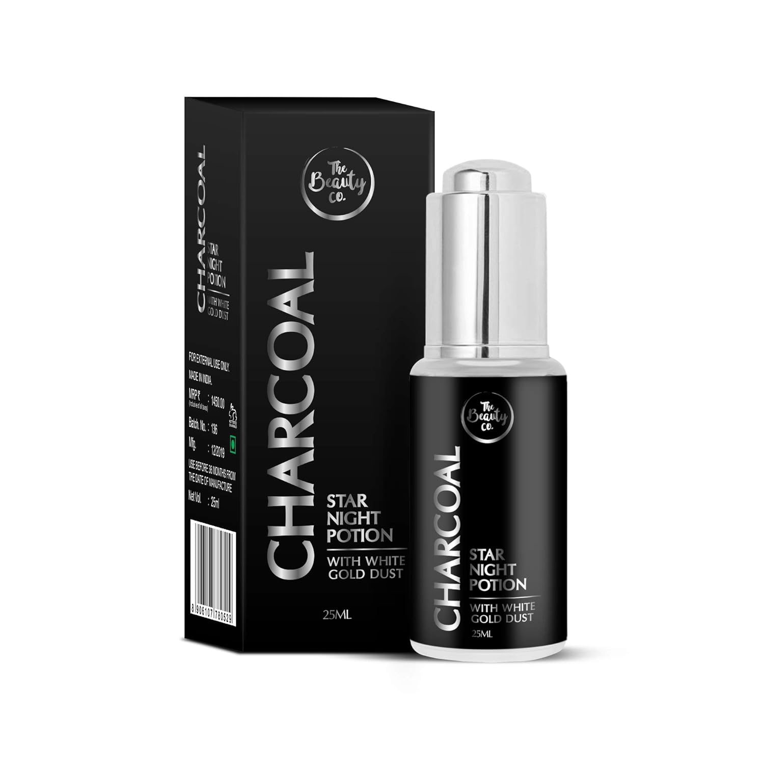 The Beauty Co. Charcoal Star Night Potion, 25ml Natural Face Oil