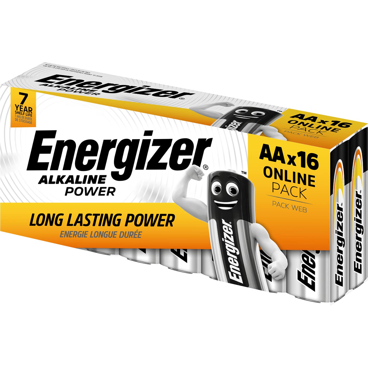 Energizer Baterie AA, alkaliczne Power, 16 sztuk [Amazon ekskluzywne]