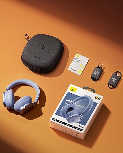 Miniatura 9 de Auriculares Baseus Inspire XH1 con cancelación activa de ruido adaptativa, sonido de Bose, audio Dolby, ANC adaptativo de primera calidad en tiempo