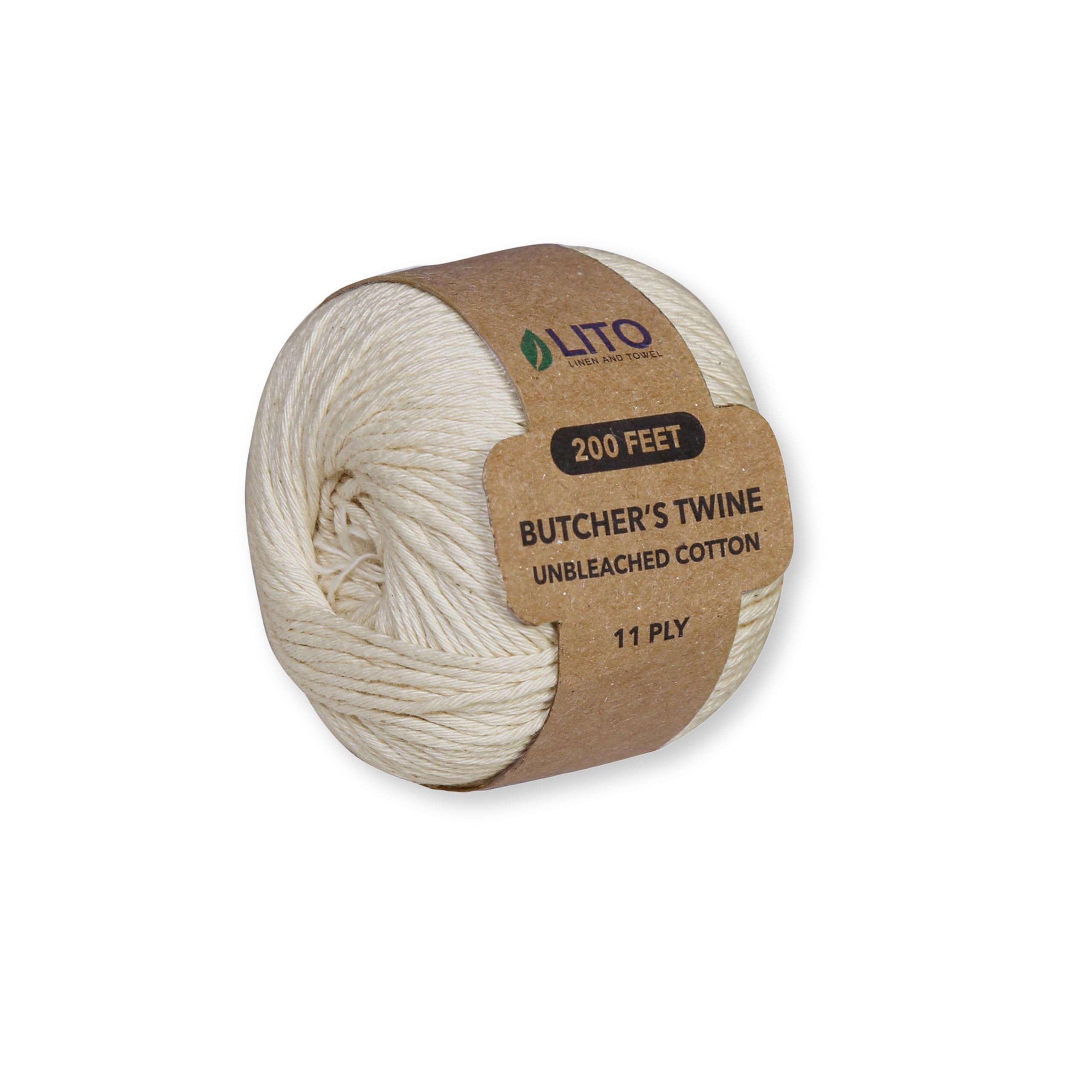 Cotton Twine String | Wrapping Bakers Cooking Craft | Butchers for Kitchen |Gifts Wrapping Thread|Festival Thread Hanging DIY Garden Decor 100% Cotton Twine|11 PLY| 200 FT Pack of 1 — Amazon image 11