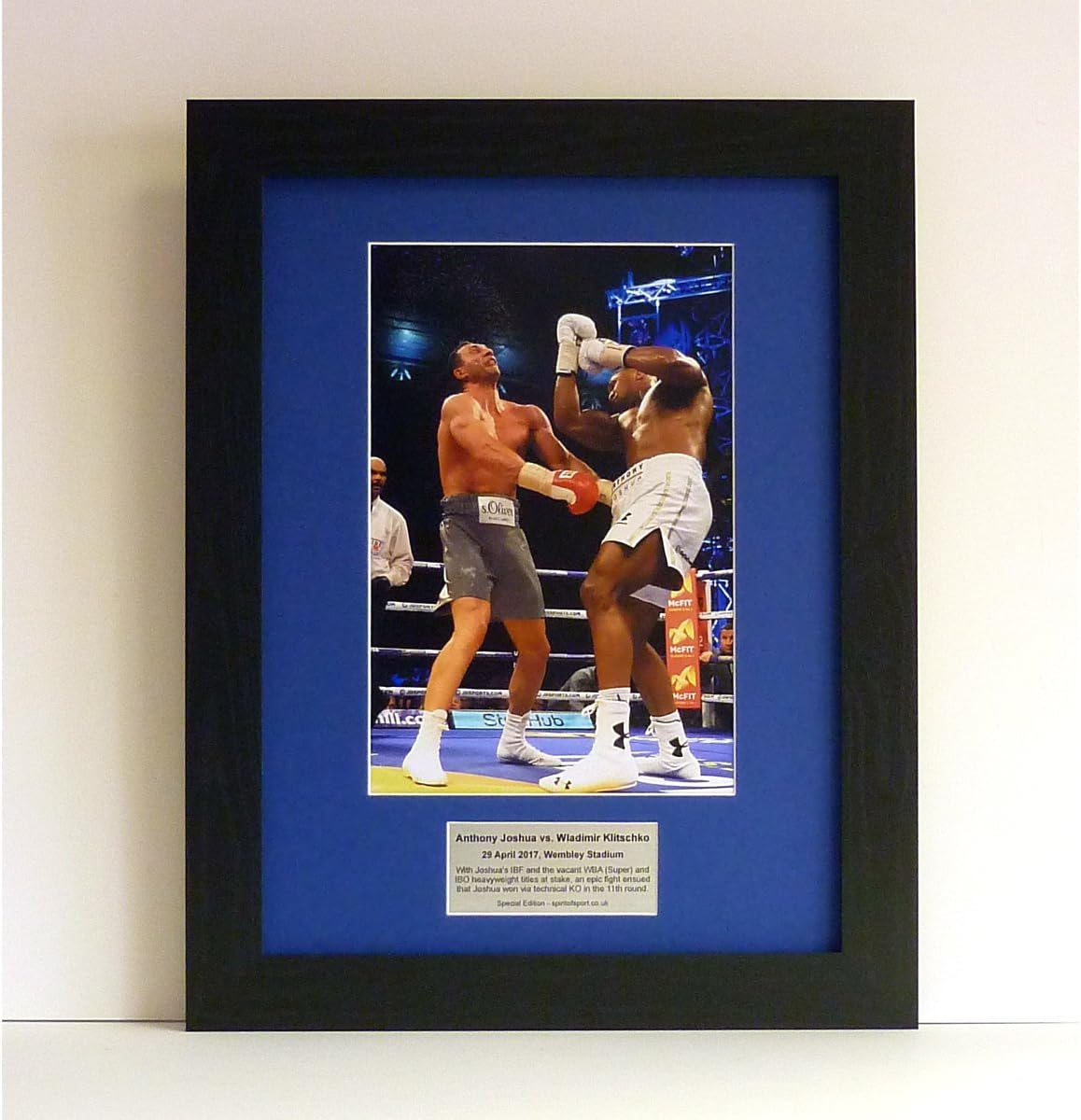 Spirit of Sport Anthony Joshua vs. Wladimir Klitschko โ Special edition photo presentation