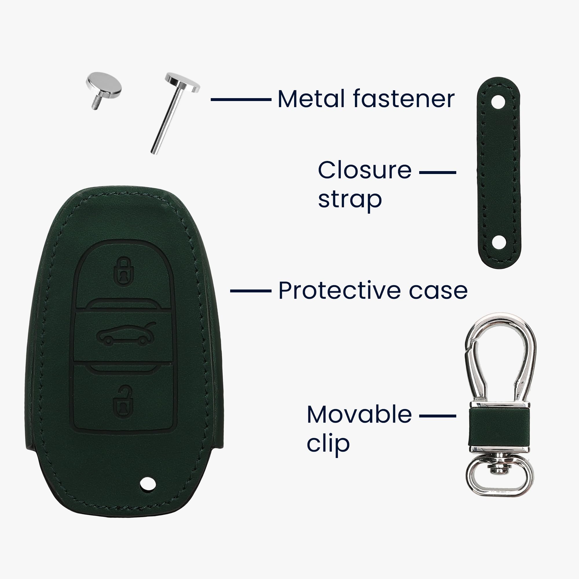 Kwmobile Cover Chiavi Auto Compatibile Con Peugeot Citroen 3 Tasti Smartkey Keyless Go Custodia Protettiva Chiave Copri Telecomando Gomma Portachiave Macchina Silicone 1042898999