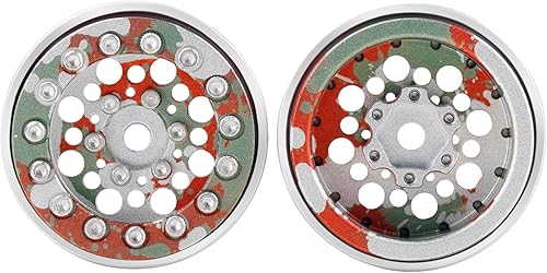 Miniatura 2 de TCRC 4 unidades de 1.0 pulgadas Beadlock ruedas hubs para Axial SCX24 TRX4M FCX24 124 118 RC Crawler piezas de actualización de coche