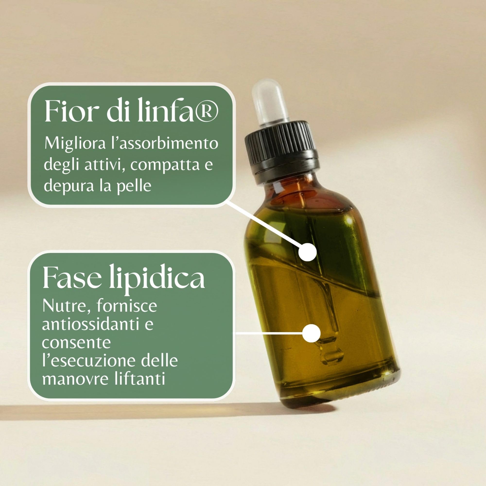 Mary Rose Fior di Linfa Pelli Secche, Siero Antirughe Volto e Collo con Olio d’Oliva Cosmetico e Vitamina E, Illuminante Viso e Alternativa alla Crema Viso, Skincare Uomo Donna, Vegan, 50 ml