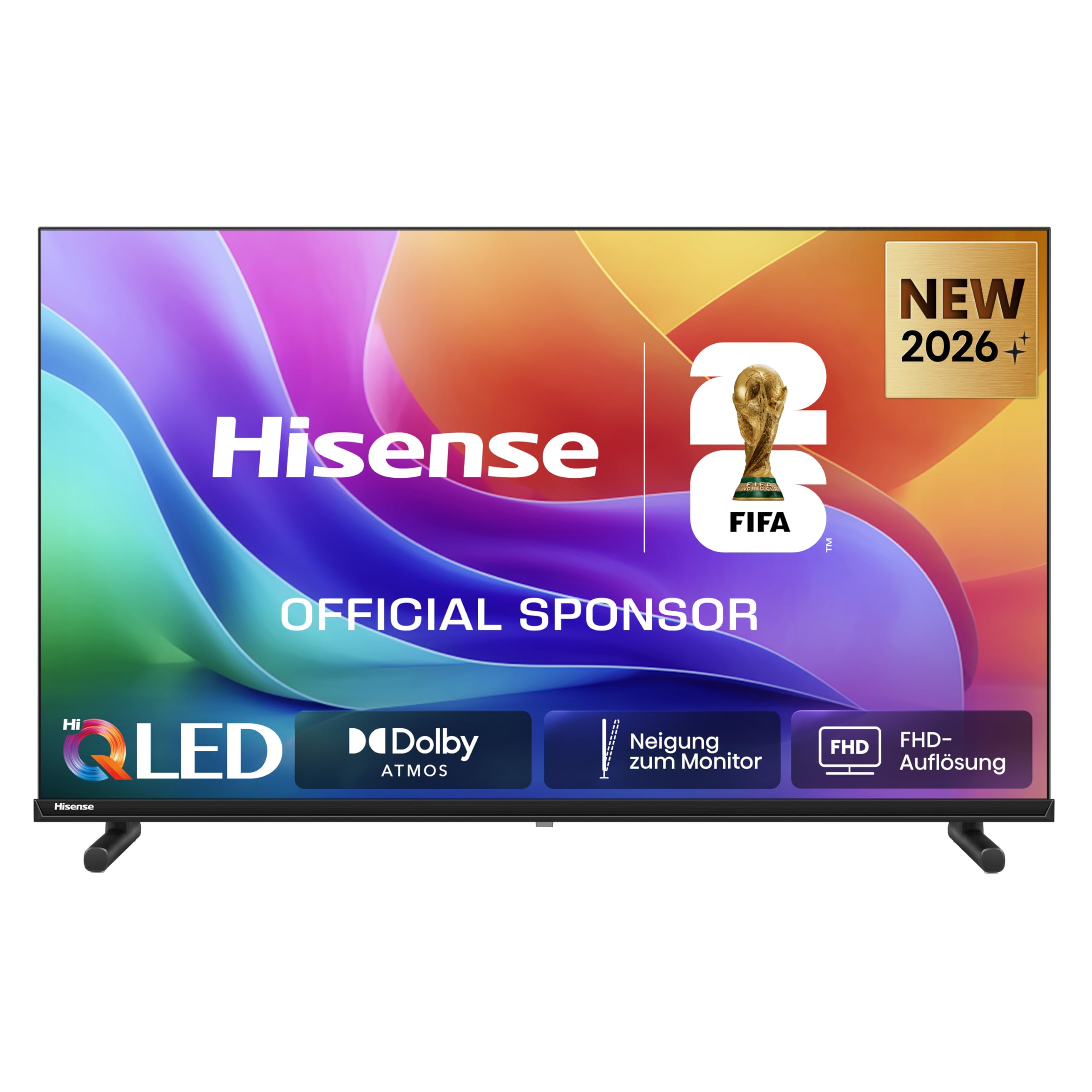 Hisense 32A5DS Fernseher 32 Zoll, FHD, QLED, Smart TV, 60Hz, Hi-QLED Colour, Dolby Atmos, Game Mode, Noise Reduction, Hohe Kontraste, Share to TV, HDR10, VIDAA OS