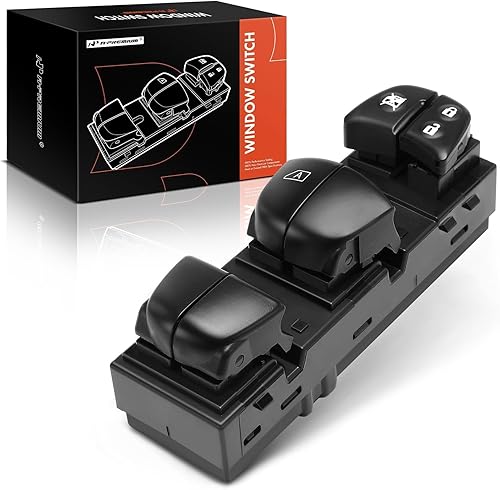 Miniatura 9 de A-Premium - Interruptor de elevalunas eléctrico maestro del lado del conductor - Compatible con Nissan Altima 13-18, Pathfinder 13-20, Sentra 13-19,
