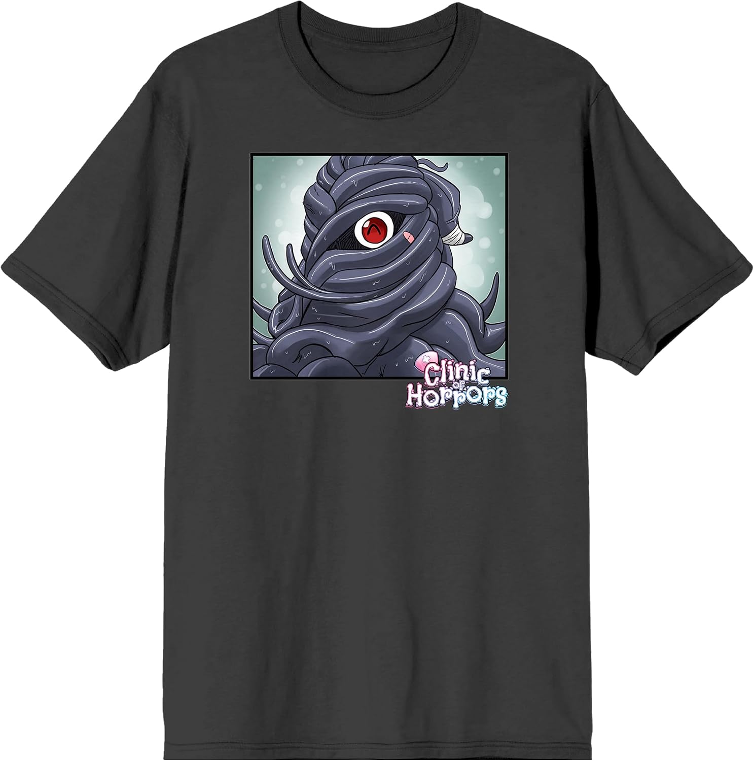 Clinic of Horrors Michaelis True Form Men's Charcoal Short Sleeve Tee