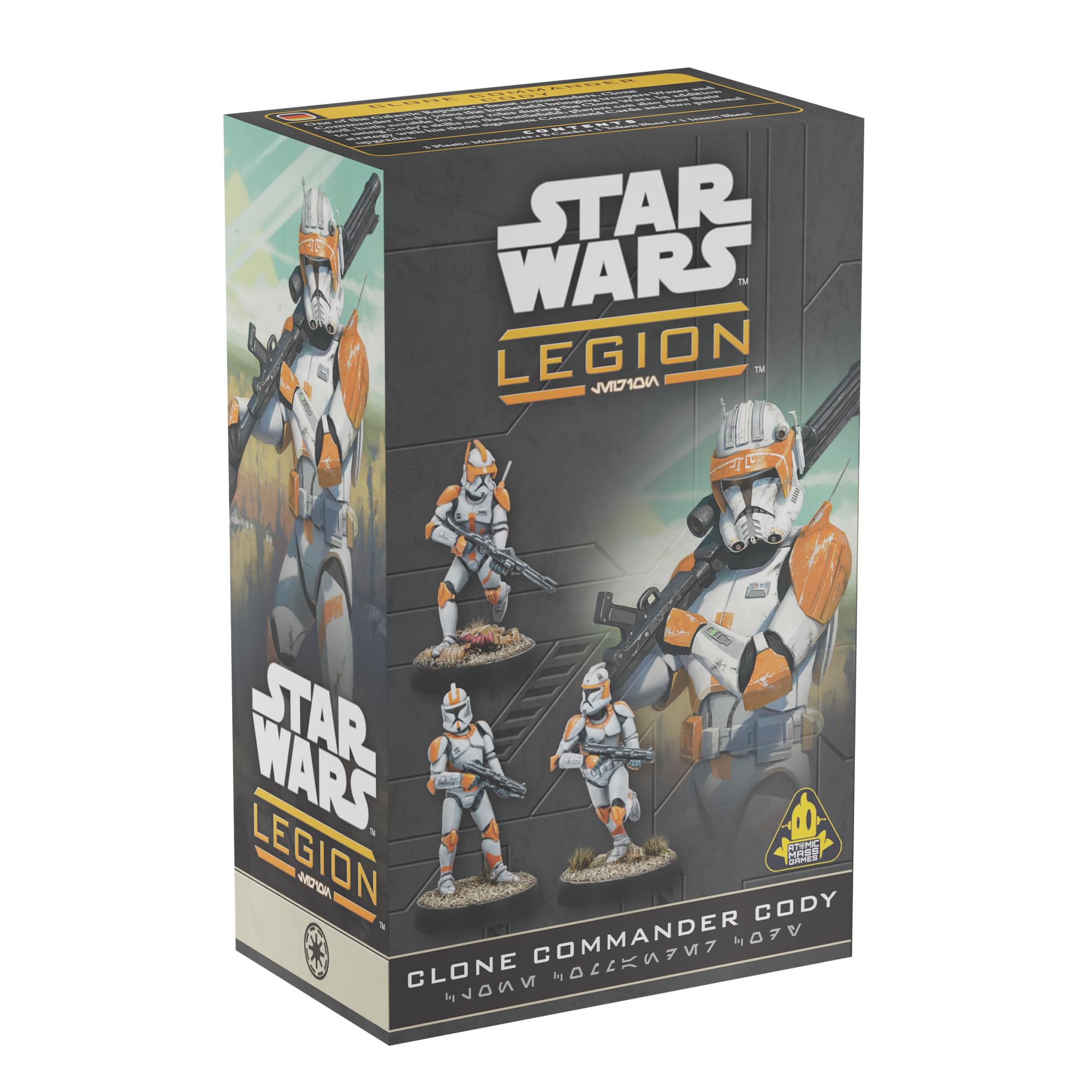 Asmodee | Star Wars: Legion Clone Commander Cody | Tabletop Miniatures Game | Ages 14+ | 2 Players | 90+ Minutes Playing Time