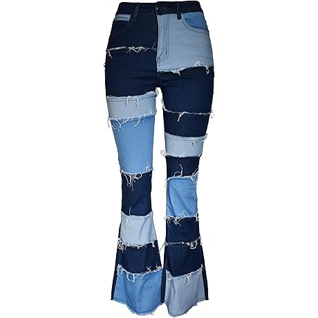 Patch Pants for Women: Aodrusa's Y2k Boyfriend Jeans
