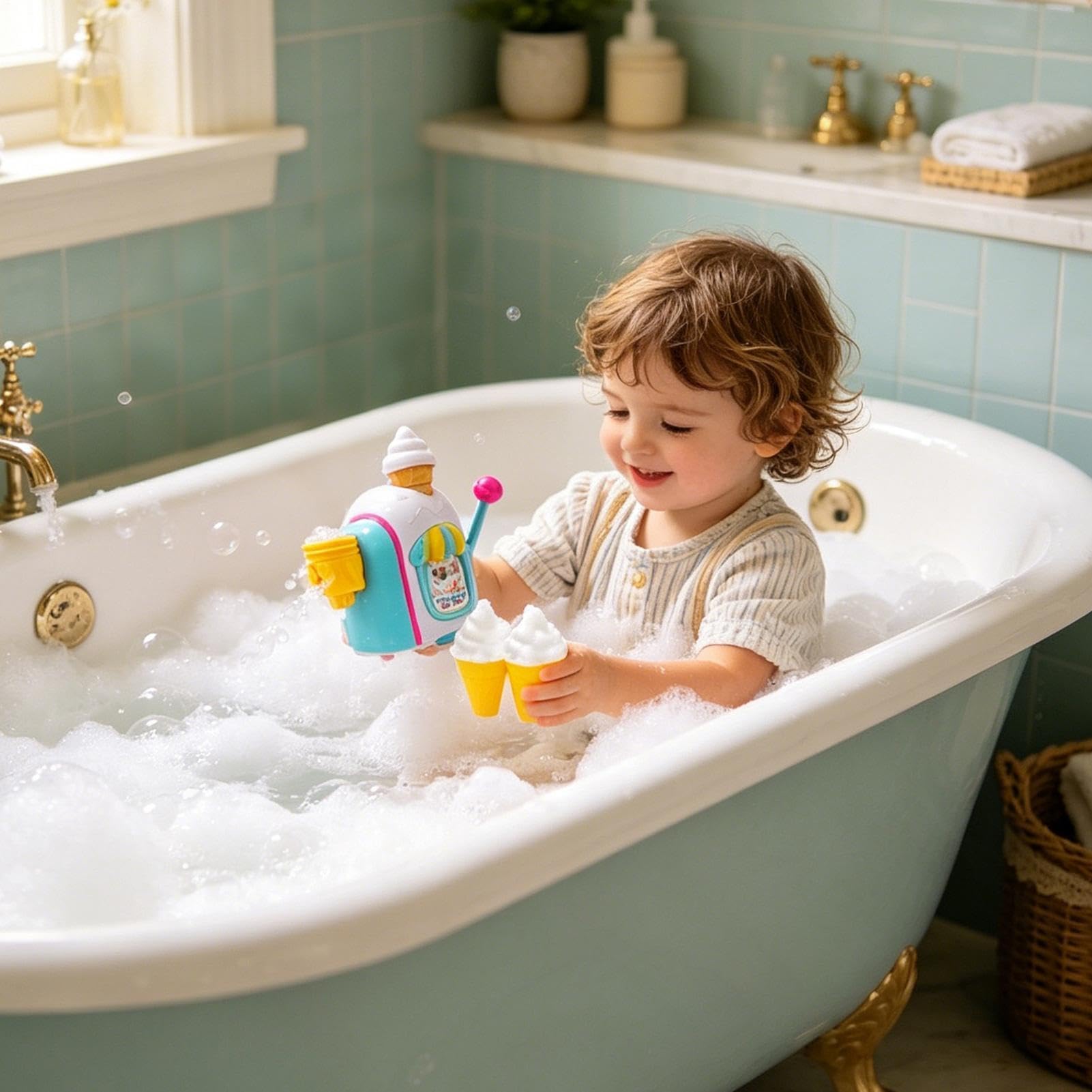 Macchina Delle Bolle Giocattoli Da Bagno A | Giocattoli Da Bagno Con Macchina Bolle Per Feste Di Compleanno, , Piscina All'Aperto, Casa, Bagno E Sala Giochi