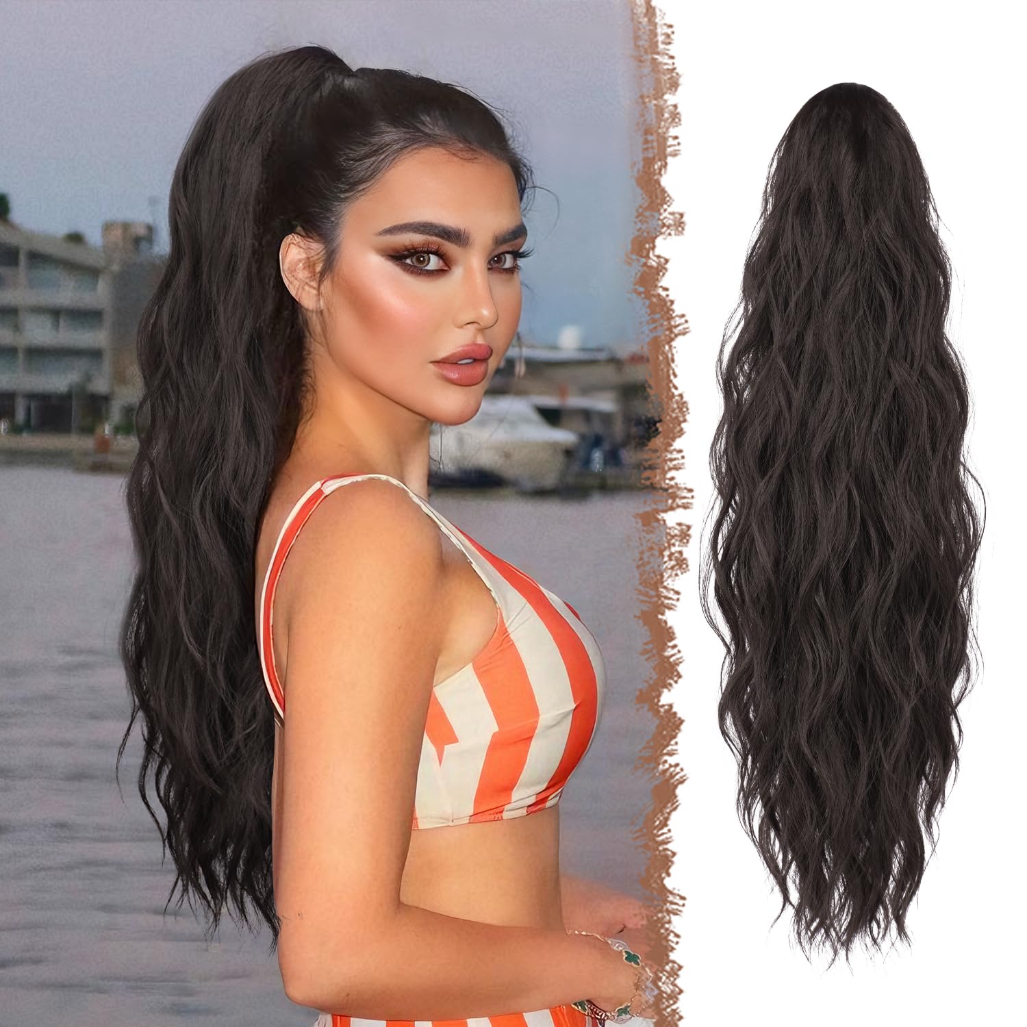 FESHFEN Ponytail Extensions