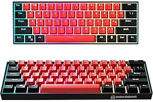 PewDiePie Keyboard: Kraken Pro 60 BRED Edition