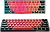 Kraken Pro 60 - BRED Edition 60% Mechanical Keyboard RGB Gaming Keyboard Silver Speed Switch