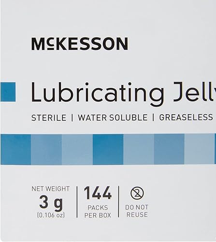 Miniatura 7 de McKesson Jalea lubricante, 0.11 oz [864 unidades] Lubricante no pegajoso a base de agua, gel lubricante soluble en agua, para paquetes quirúrgicos,