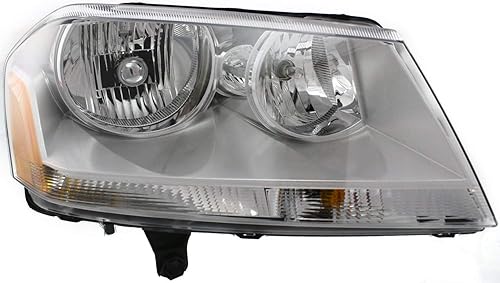 Miniatura 2 de Garage-Pro Faro delantero compatible con Dodge Avenger Sedan 2008-2014 compuesto con juego de bombillas lado del conductor y del pasajero