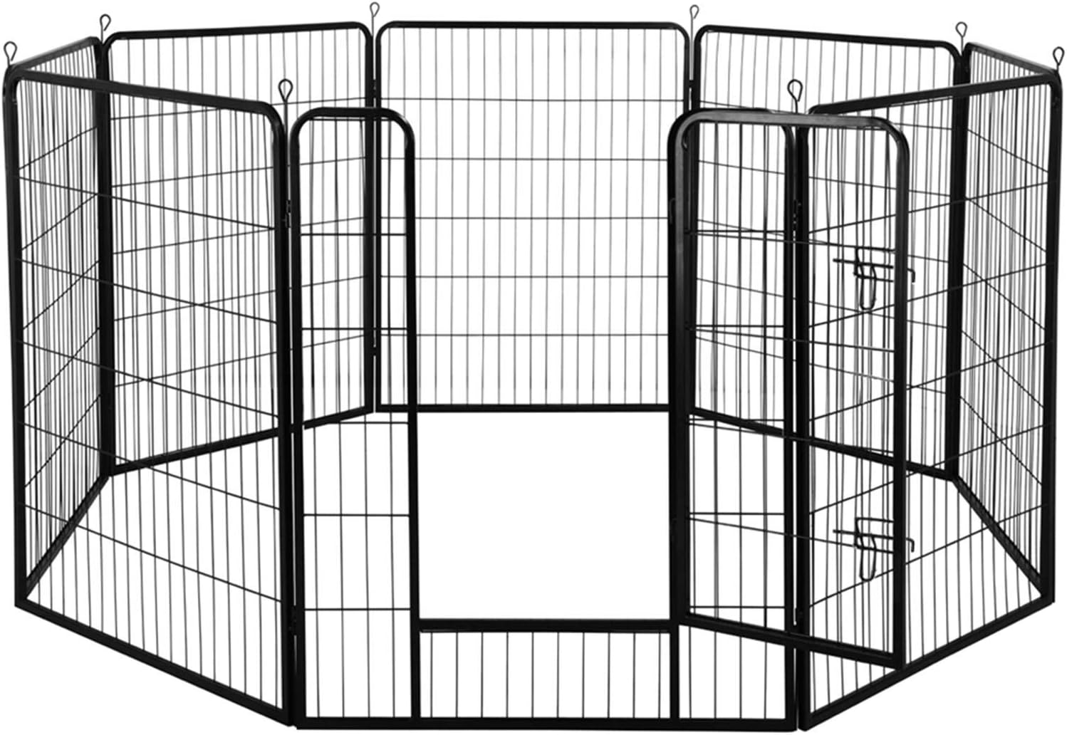 Yaheetech 40''H Foldable Pet Pen Metal Outdoor Dog Pen