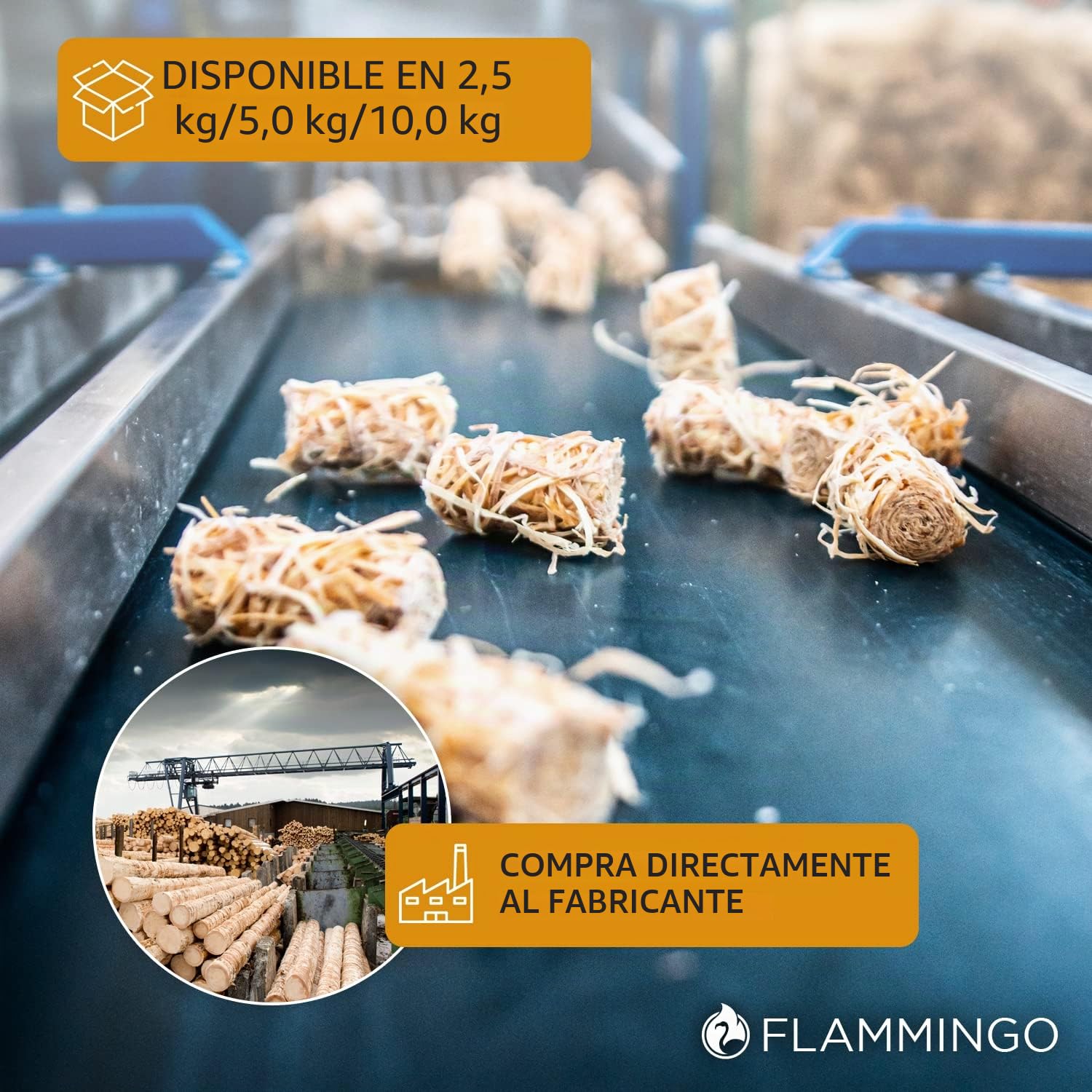 10 kg Encendedor de lana de madera, encendedor verde, encendedor de fuego.