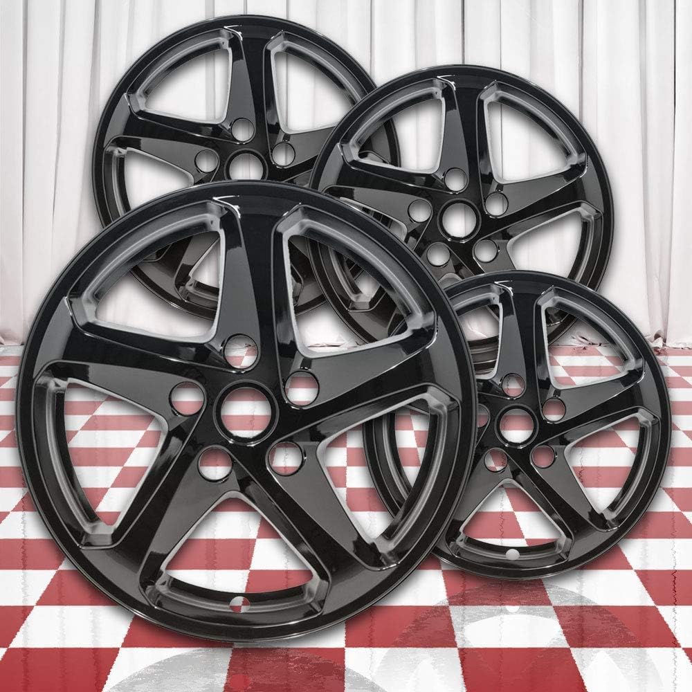 Gloss Black 16in Wheel Skin Overlays for Chevy Malibu 2016-2018