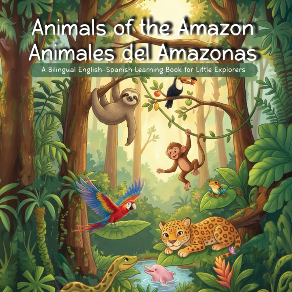 Animals of the Amazon: Animales del Amazonas: A Bilingual English–Spanish Learning Book for Little Explorers