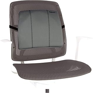 Fellowes Slimline Back Support - Graphite