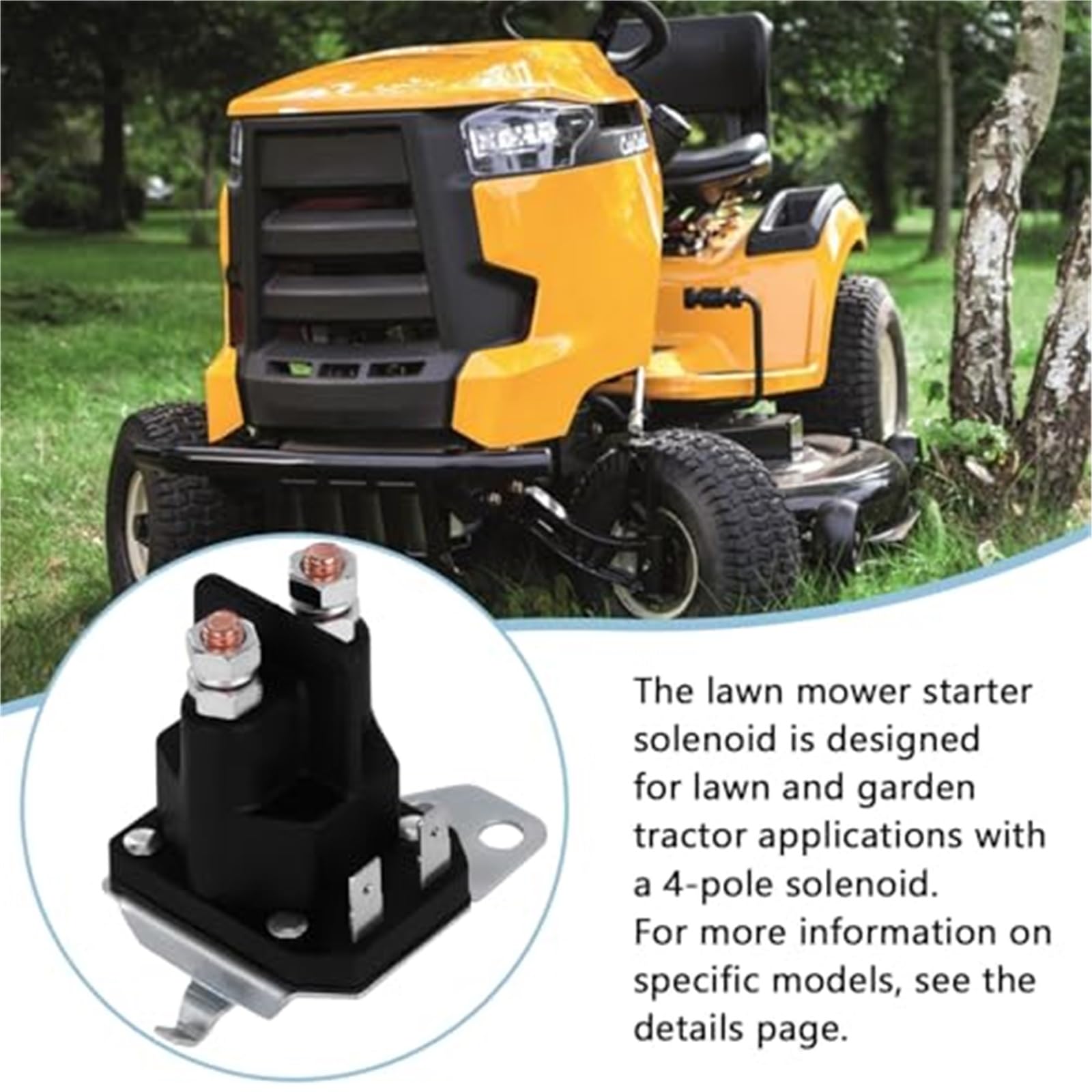 Solenoide Di Avviamento A 4 Terminali 12V 100A 762 1261 211 50 762 1261 - Foto 5