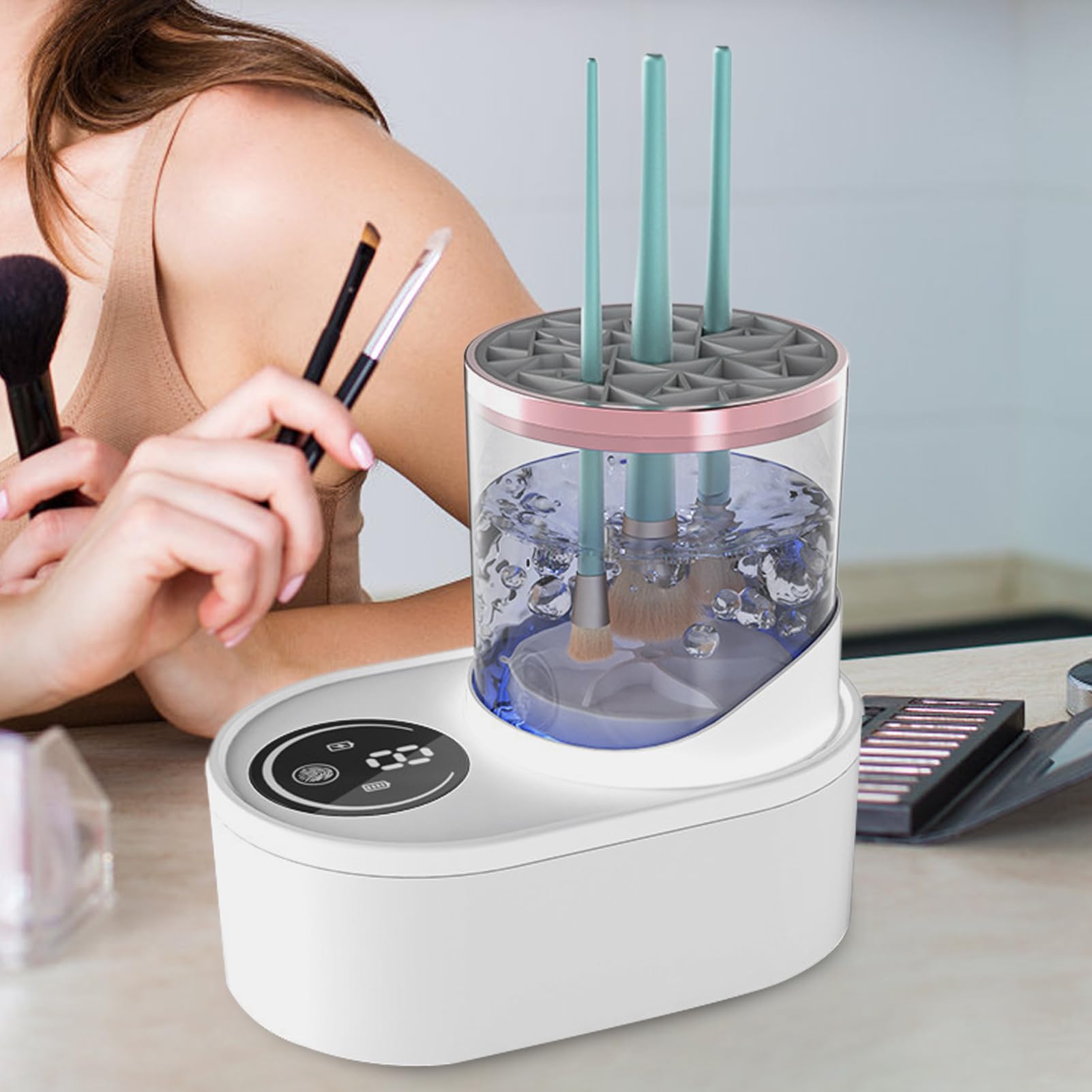 Elektrischer Make-up Bürstenreiniger - Make-up Bürstenreiniger