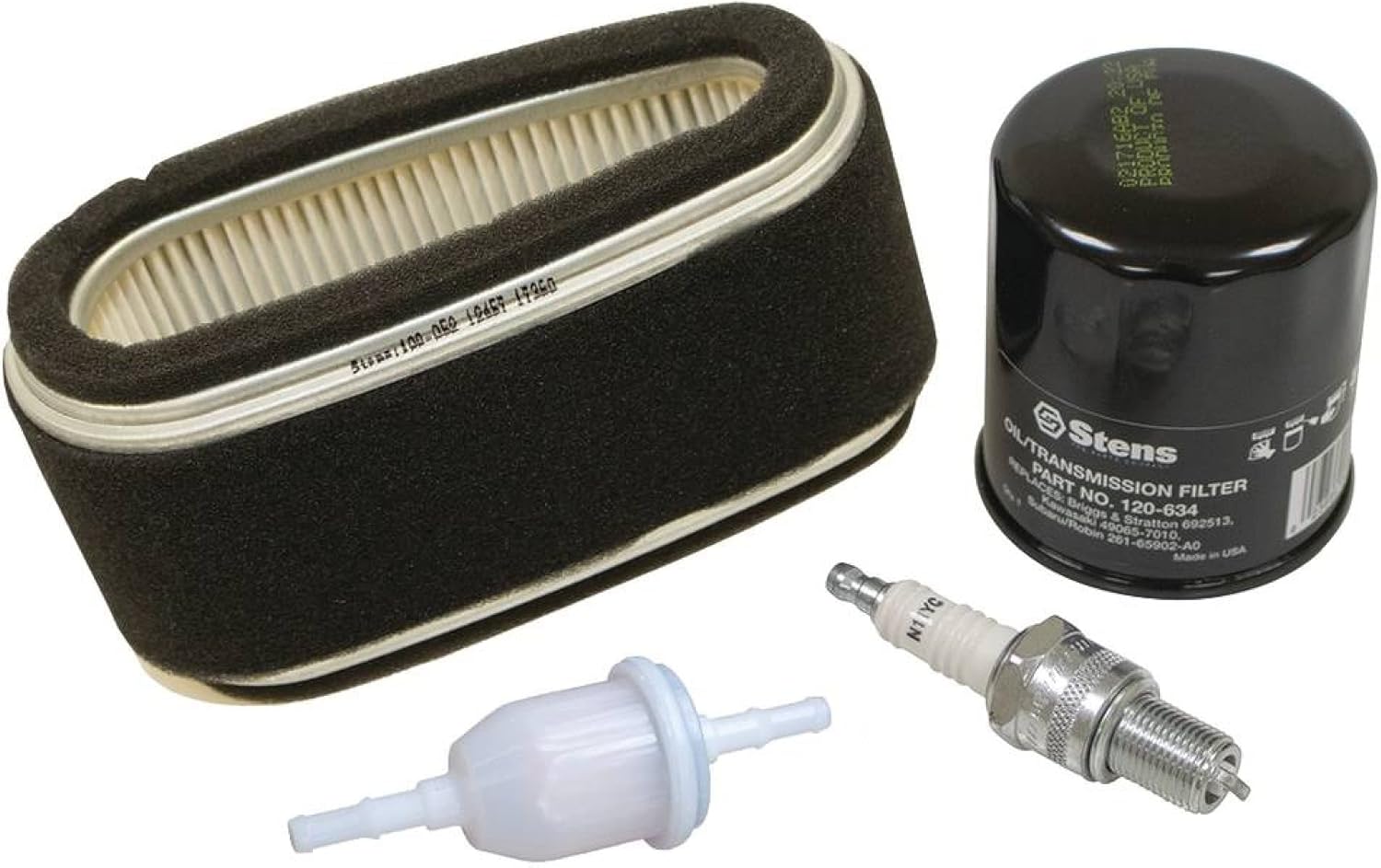 Stens 785-664 Engine Maintenance Kit for Kawasaki Fc420; 14 Hp, Black