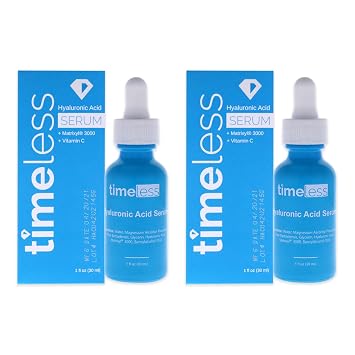 Timeless Hyaluronic Acid Vitamin C Serum Serum Unisex 1 oz Pack of 2