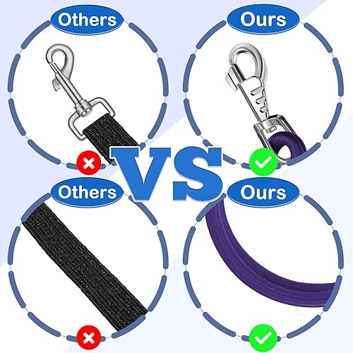 Miniatura 4 de Paquete de 4 lazos cruzados elásticos para remolques de caballo, cuerdas elásticas a granel con broches para accesorios de remolque de caballos, 36