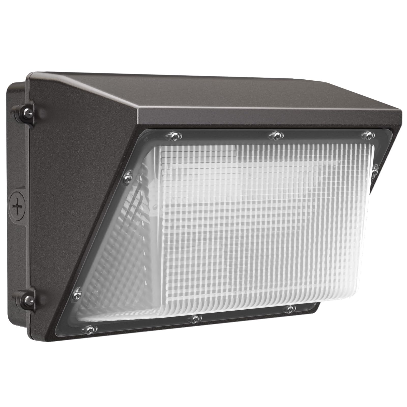 CINOTON62W LED Wall Pack Light, 8370LM 100-277V Outdoor Commercial Wall Lighting, IP65 Waterproof Security Flood Light for Garage Warehouse Factory 5000K Daylight-UL Listed 1 Pack