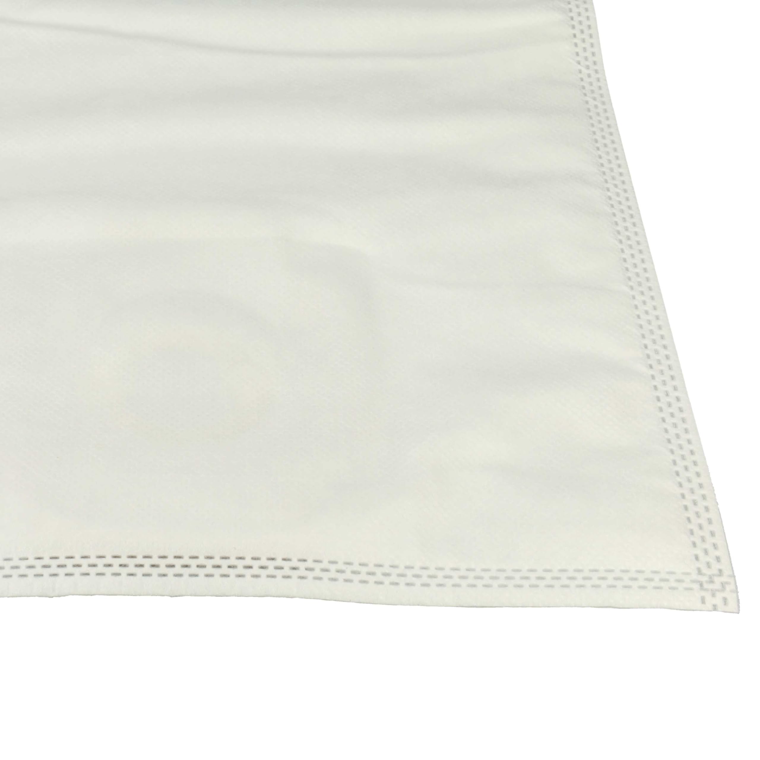 vhbw 50 x worek kompatybilny z Kärcher T 15/1, T 12/1 Professional odkurzacz - mikrofibra, 7 l, 55 cm x 24,7 cm biały