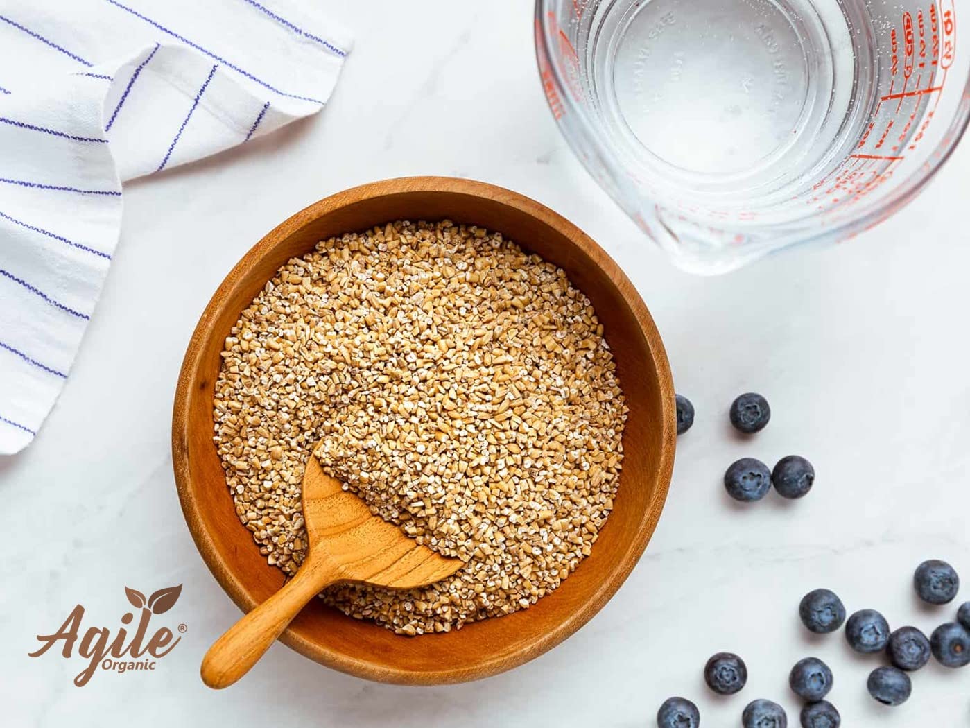 Buy Now Agile Organic® Steel Cut Oats, 1.5Kgs | Gluten Free Oats | B...