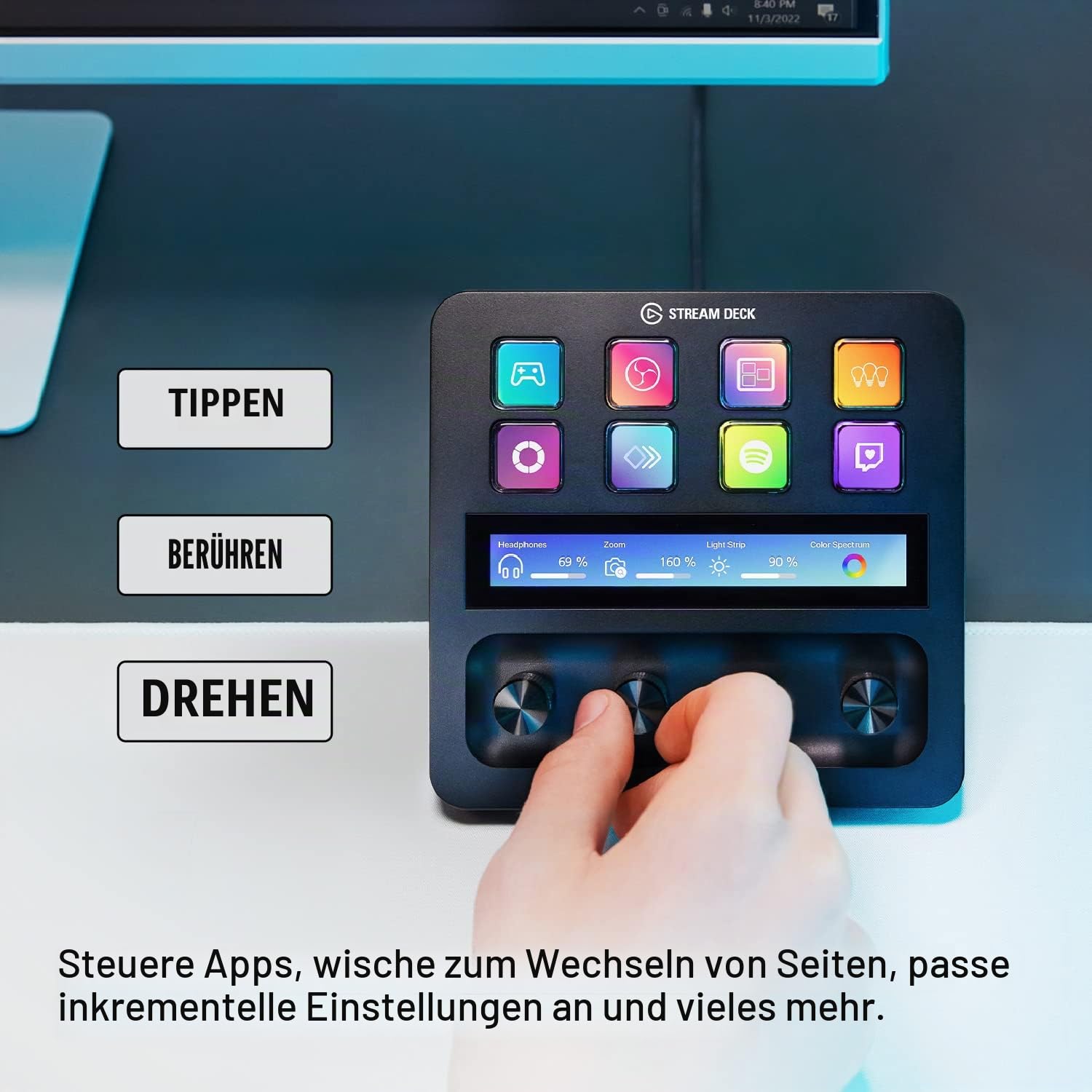 RØDECaster Pro II Alles-in-1 Produktionslösung für Podcasting, Streaming & Elgato Stream Deck +, Audiomixer, Live-Produktion und Studio-Controller
