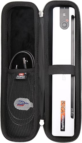 Miniatura 6 de FBLFOBELI Estuche rígido de EVA compatible con Epson Workforce ES-50ES-55RES-60WES-65WRDS-30DS-70DS-80W y escáner de documentos portátil Epson