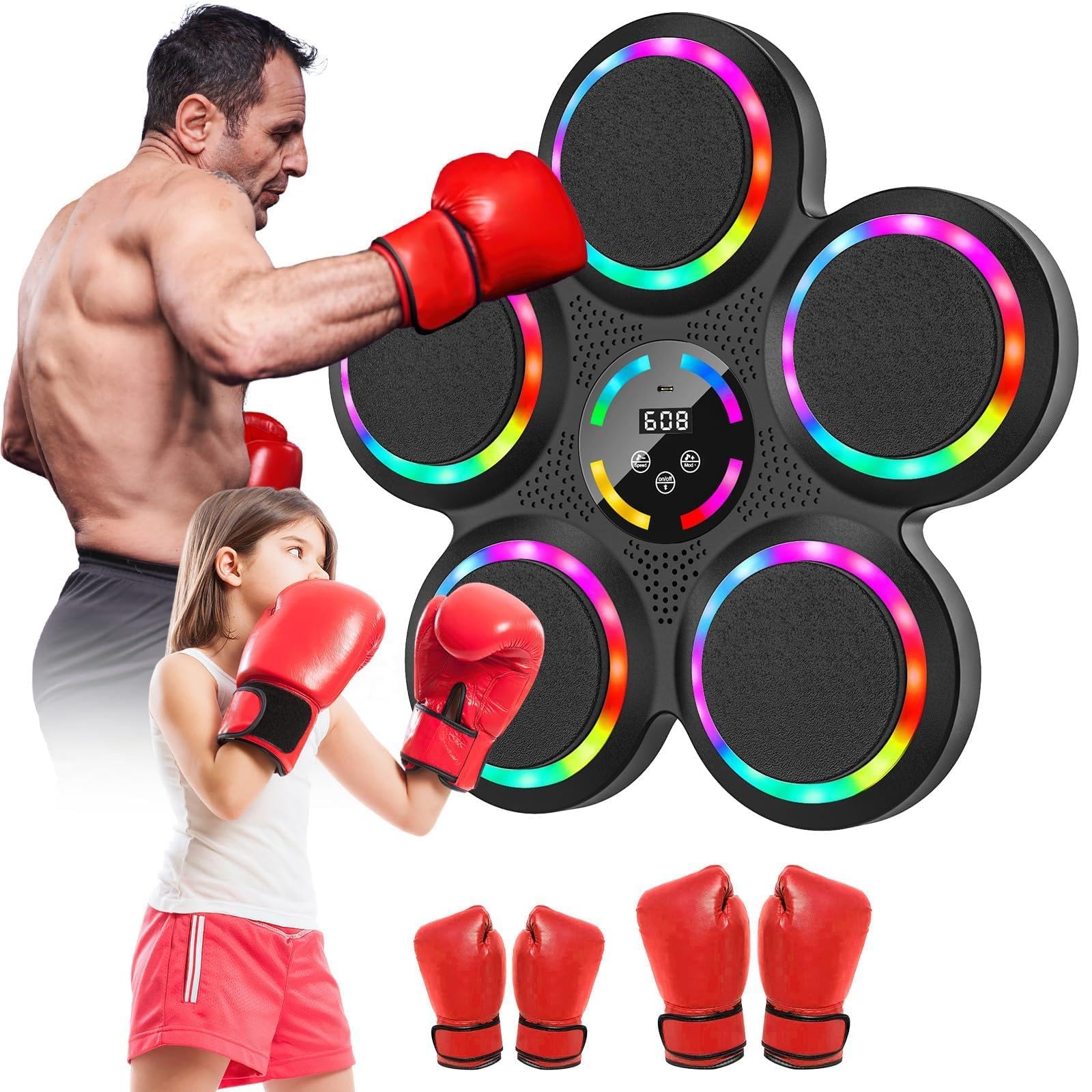 Macchina da Boxe Musicale, 2025 Nuovo Music Boxing Machine a Parete con