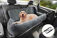 Vista 8 de Sephyroth Asiento de automóvil para perros pequeños/medianos, cama de automóvil para perros, asiento de seguridad de viaje lavable para mascotas