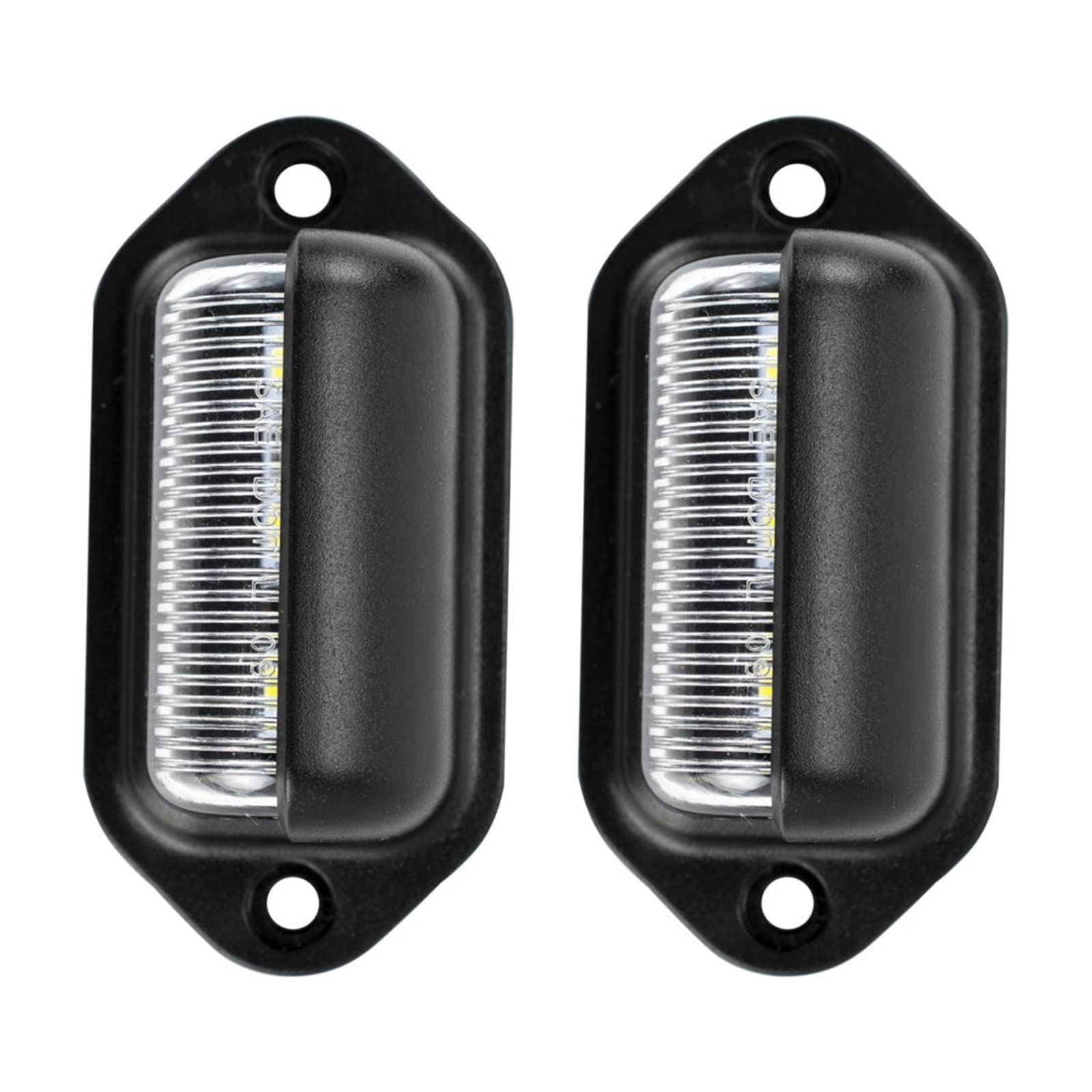 luce targa posteriore 2pcs 12V 24V - Luce Targa Luce Di Segnalazione Luci Targa Lampada Di Coda Per SUV VAN Caravan Camper Rimorchio