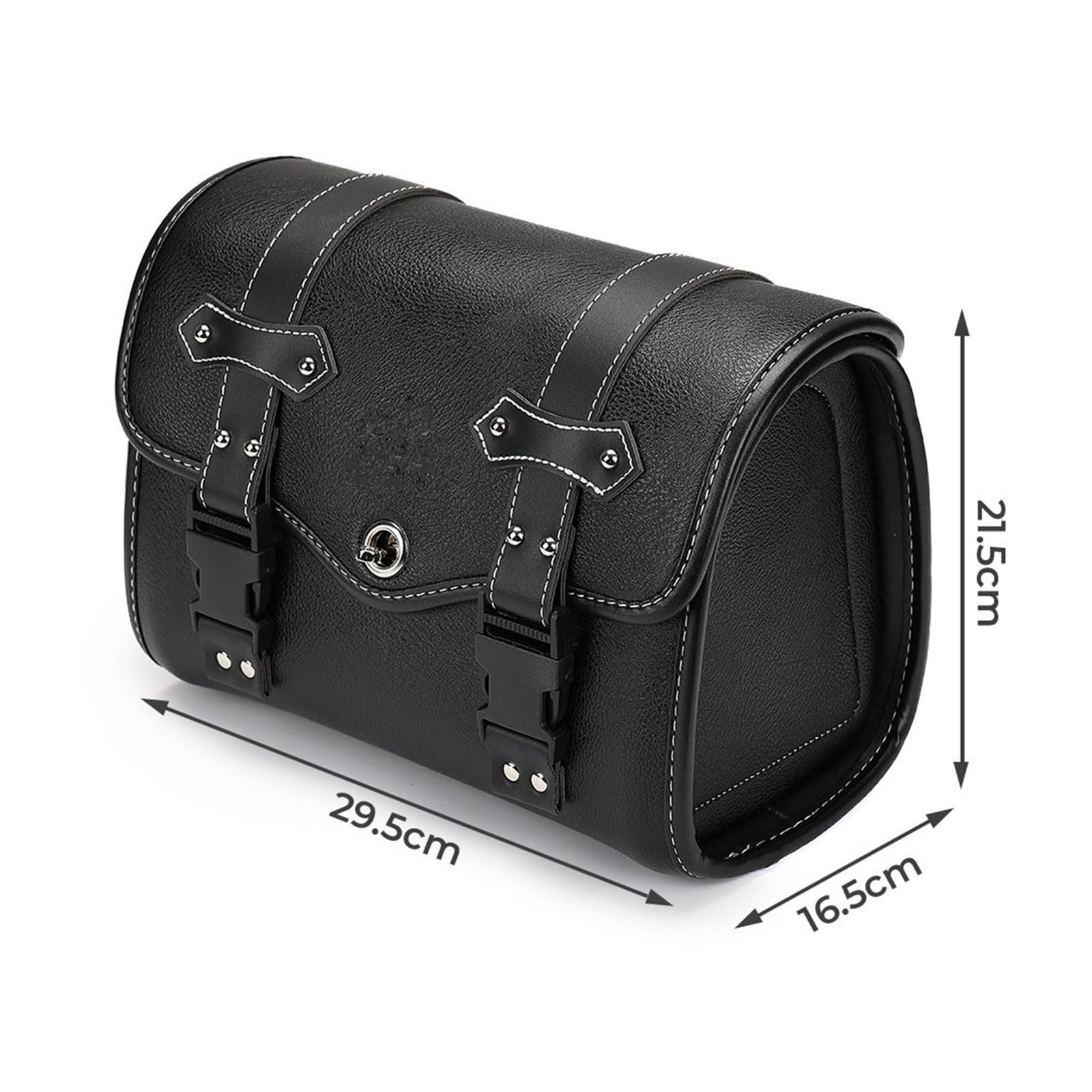 Alforja Motocicleta PU Impermeable Lateral Colgante Equipaje Maletero Bolsas Sillín para Kawasaki para VN250 (Eliminador 250V)(Brown)